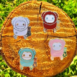Full Set Squishmallow Enamel Pin Bigfoot